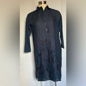 WHY CI (made in Italy) embroidered dress